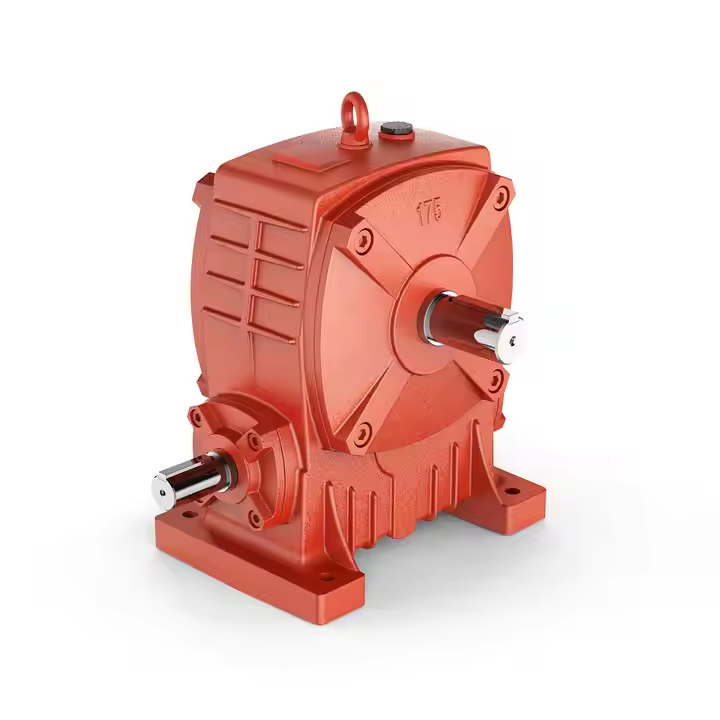 Industrial worm gear reducer cast iron housing