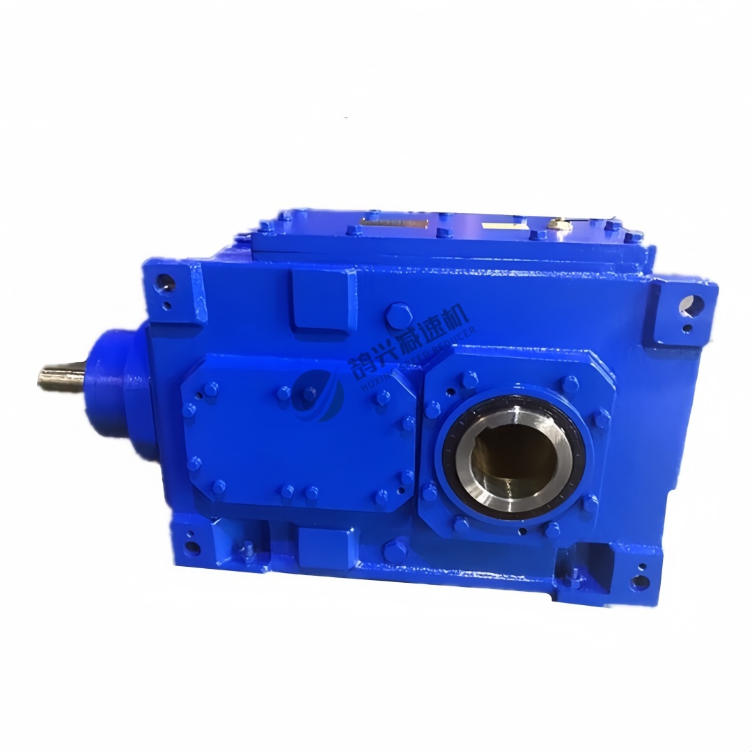 Large torque hardened tooth surface right angle gearbox