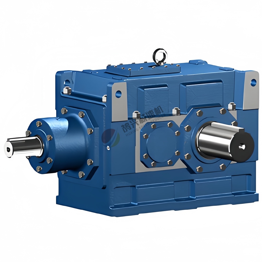 Large torque hardened tooth surface right angle gearbox