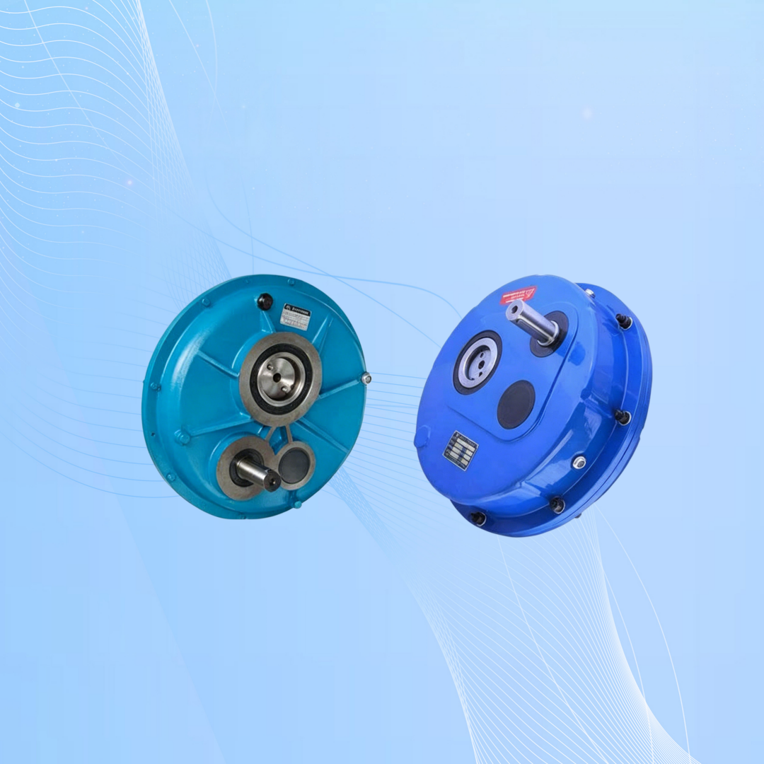 Output shaft mounted gearbox for conveyor