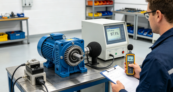 Helical gear reduction motor