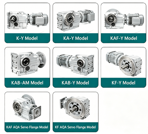 K series helical bevel gear motor