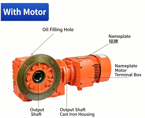 K series umbrella gear reducer