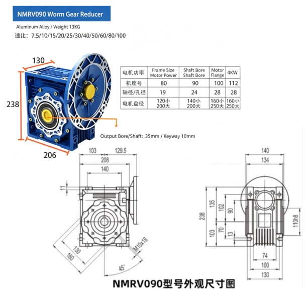 Dimensional drawing of NMRV90 reducer.jpg