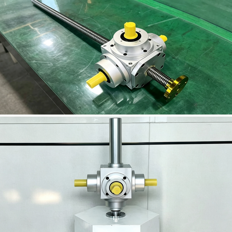 Screw jack lifting system Screw jack lifting system