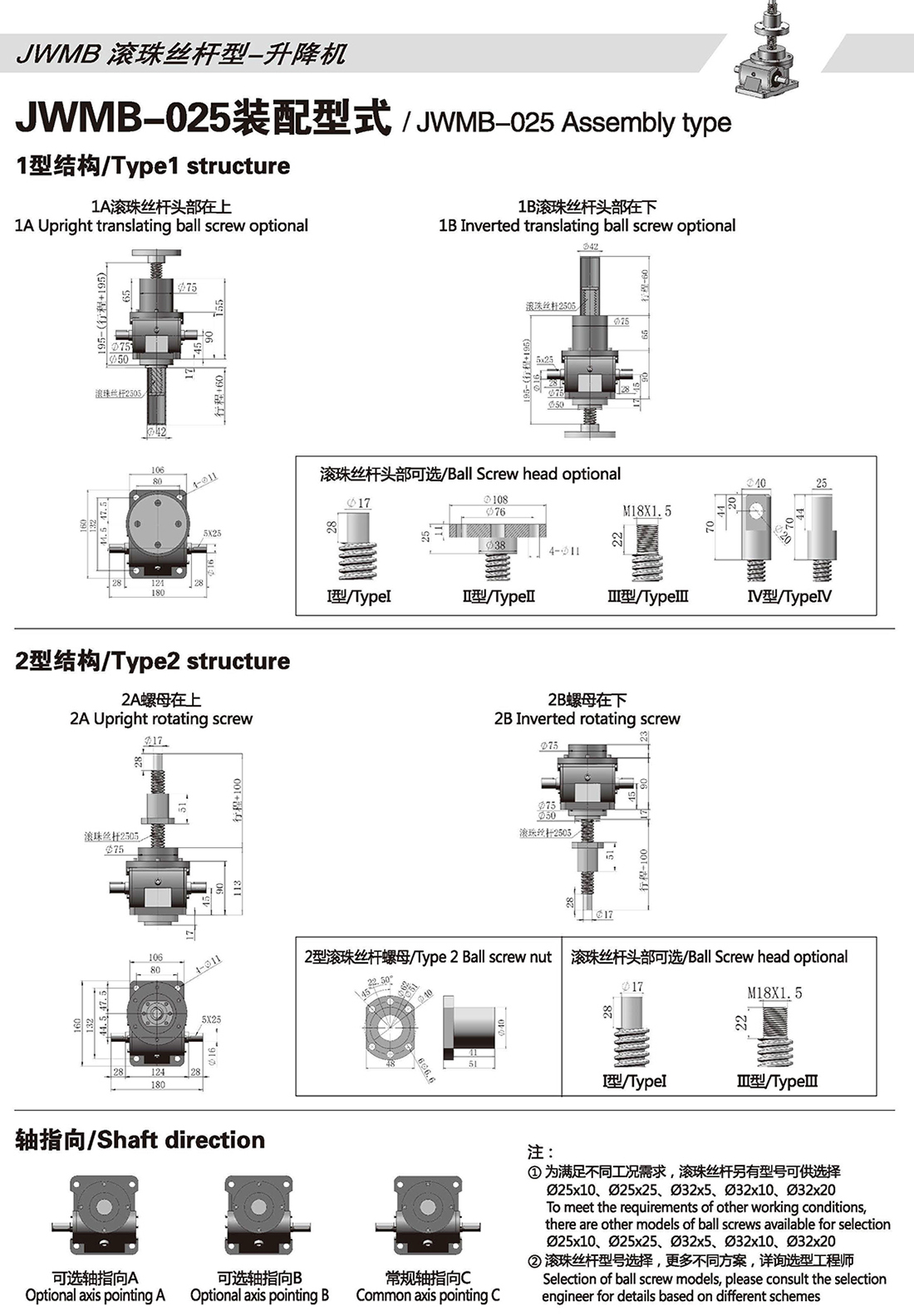 Structural diagram of JWB025 mechanical jack Structural diagram of JWB025 mechanical jack