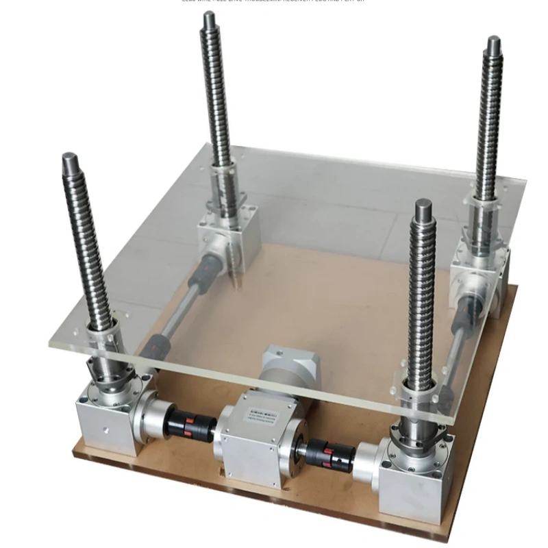 Spiral jack worktable lifting system Spiral jack worktable lifting system